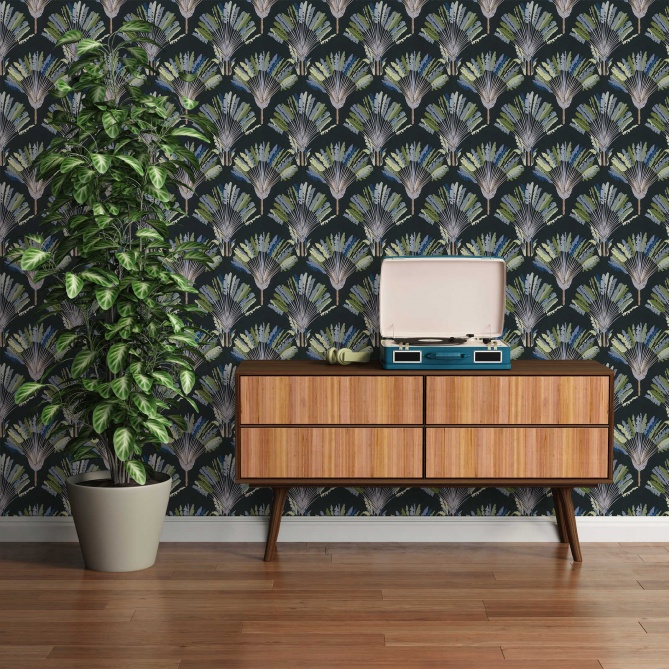 Papel Pintado Hojas de palma - DARWIN 05 | MURAKE - 878735