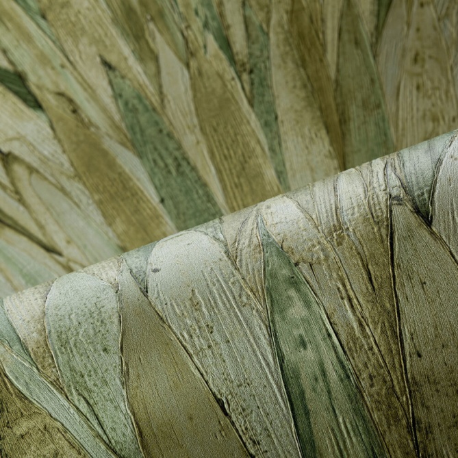 Papel Pintado Hojas de pandán en forma de abanico - SHABIKI 02 | MURAKE - 878902