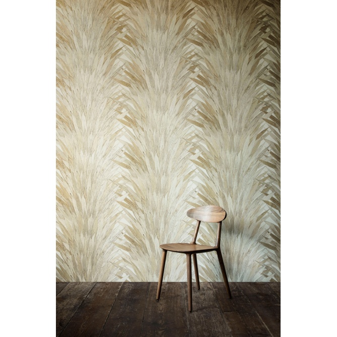 Papel Pintado Hojas de pandán en forma de abanico - SHABIKI 01 | MURAKE - 878901