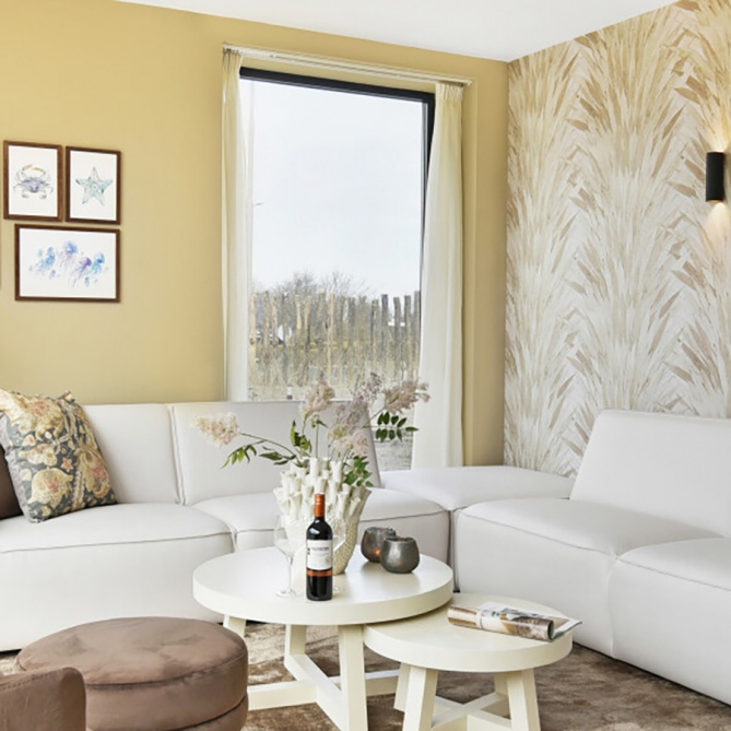 Papel Pintado Hojas de pandán en forma de abanico - SHABIKI 01 | MURAKE - 878901