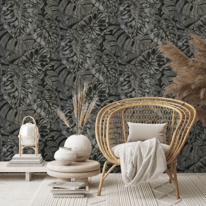 Papel Pintado Hojas gigantes - AREGUA 05 | MURAKE - 7022-85