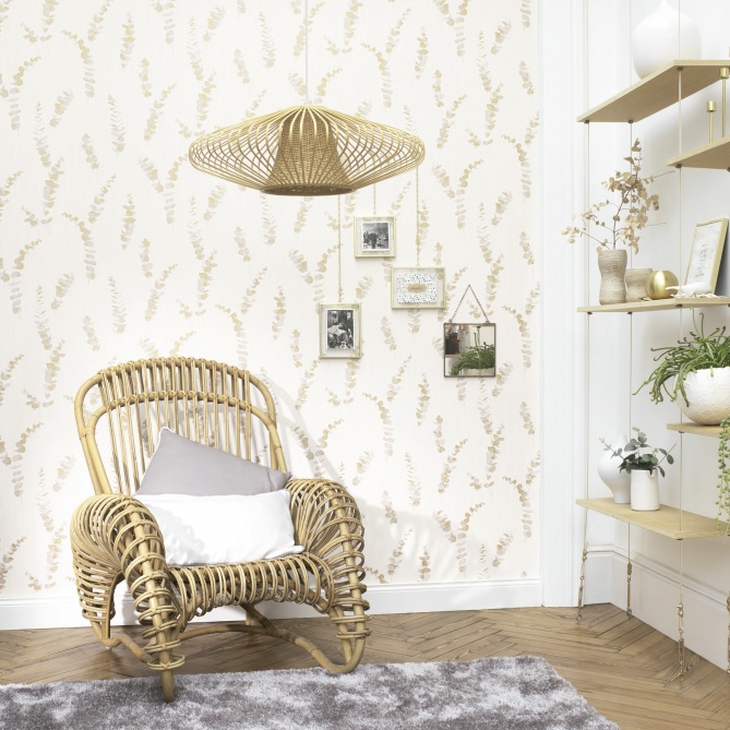 Papel Pintado Ramas eucalipto - YPANÉ 02 | MURAKE - 7023-12