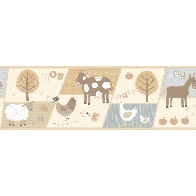 Cenefa Animales de la granja - NAKAL  | MURAKE - 7030-18