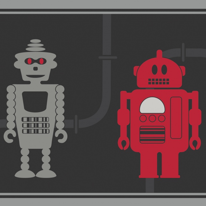 Cenefa Robots - RAGNAR 01 | MURAKE - 7030-21