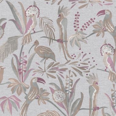 Papel Pintado Pájaros tropicales - BAMBA 01 | MURAKE - 83491