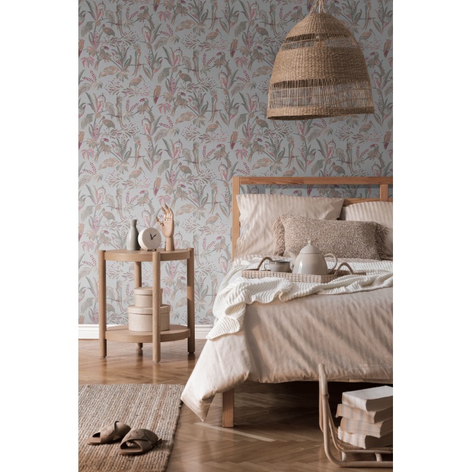 Papel Pintado Pájaros tropicales - BAMBA 01 | MURAKE - 83491