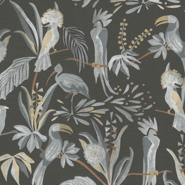 Papel Pintado Pájaros tropicales - BAMBA 03 | MURAKE - 83493