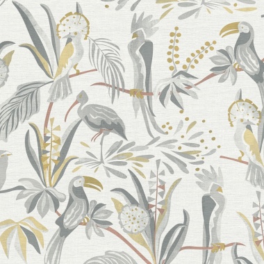 Papel Pintado Pájaros tropicales - BAMBA 04 | MURAKE - 83494