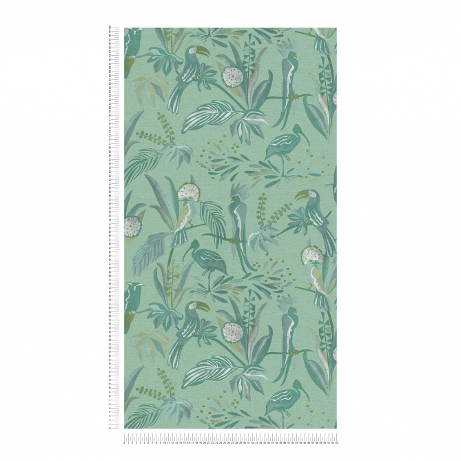 Papel Pintado Pájaros tropicales - BAMBA 02 | MURAKE - 83492
