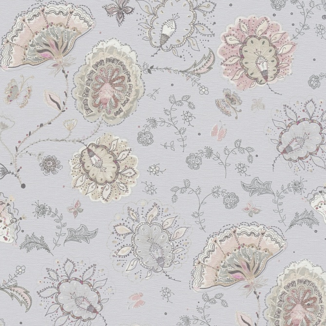 Papel Pintado Flores abstractas - BANKAS 03 | MURAKE - 83498