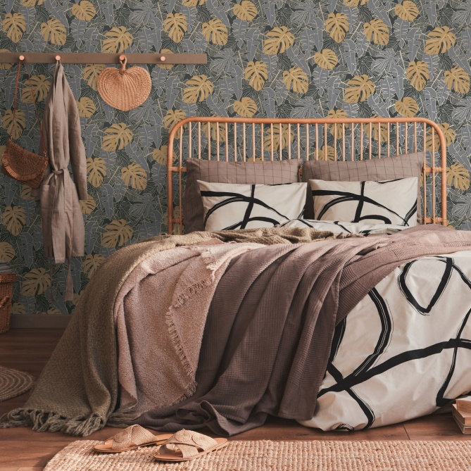 Papel Pintado Hojas de plátano - NIENA 01 | MURAKE - 83521