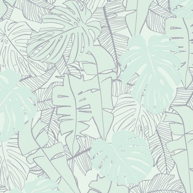 Papel Pintado Hojas de plátano - NIENA 04 | MURAKE - 83524