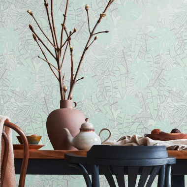 Papel Pintado Hojas de plátano - NIENA 04 | MURAKE - 83524