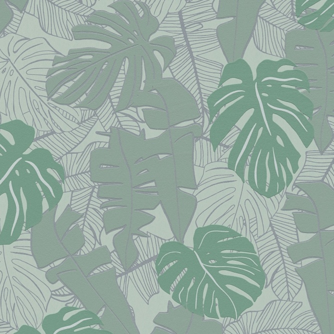 Papel Pintado Hojas de plátano - NIENA 05 | MURAKE - 83525