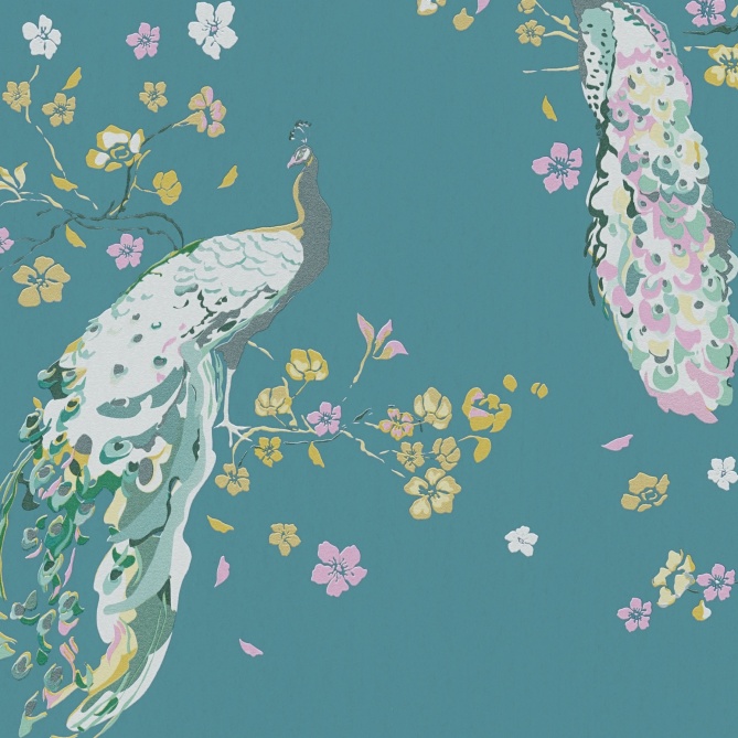 Papel Pintado Pavo real - SITAKILI 02 | MURAKE - 83532