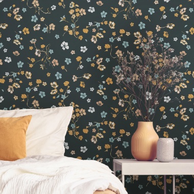 Papel Pintado Floral moderno - YANFOLILA 01 | MURAKE - 83541