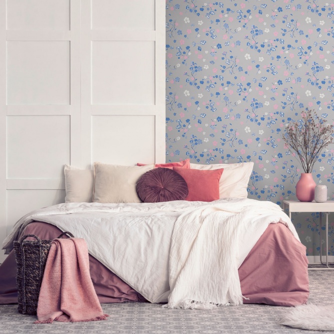 Papel Pintado Floral moderno - YANFOLILA 04 | MURAKE - 83544