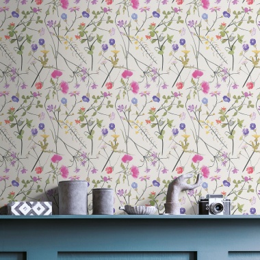 Papel Pintado Flores de campo - MADAMA 01 | MURAKE - 83551