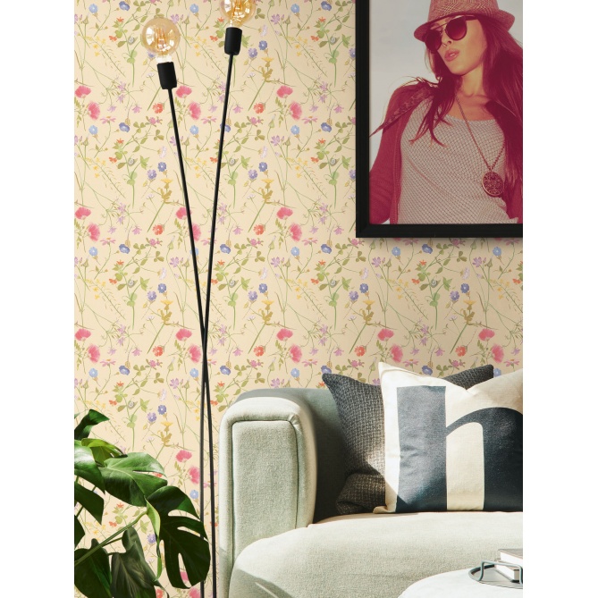 Papel Pintado Flores de campo - MADAMA 03 | MURAKE - 83553