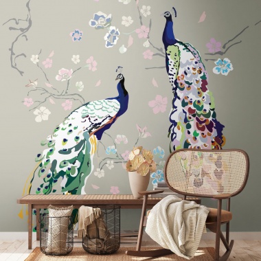 Mural Pavo real - HOMBORI 02 | MURAKE - 83562