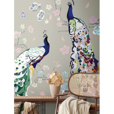 Mural Pavo real - HOMBORI 02 | MURAKE - 83562