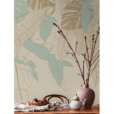 Mural Hojas de Palma - KATI 02 | MURAKE - 83565