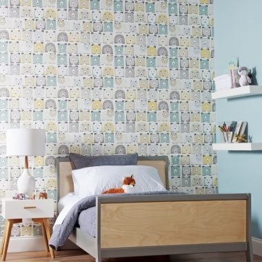 Papel Pintado Osos gráficos - ZINYAYA  | MURAKE - 7030-59