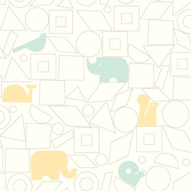 Papel Pintado Animales en bloques - MABUKU 01 | MURAKE - 7030-61