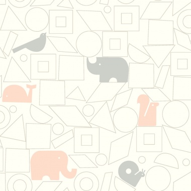 Papel Pintado Animales en bloques - MABUKU 02 | MURAKE - 7030-62