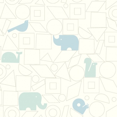Papel Pintado Animales en bloques - MABUKU 03 | MURAKE - 7030-63