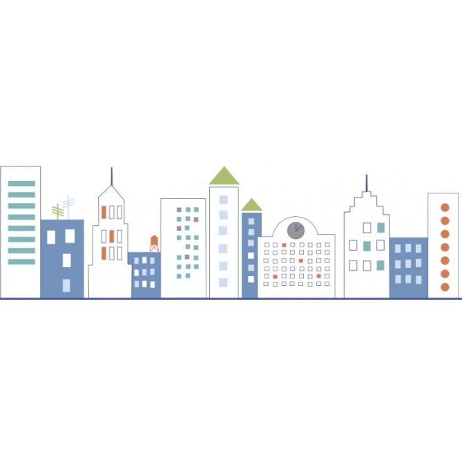 Cenefa Edificios modernos - NYUMBA 02 | MURAKE - 7030-72