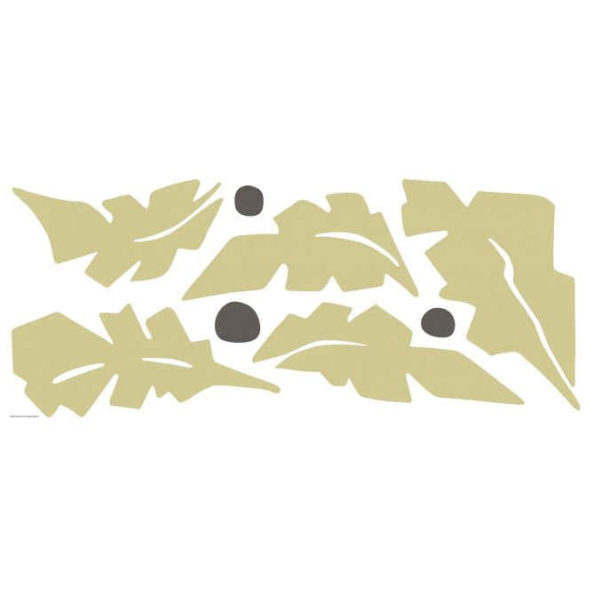 Sticker Palmera y animales gigantes - MAKIPANPA  | MURAKE - 7030-97