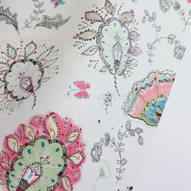 Papel Pintado Flores abstractas - BANKAS 01 | MURAKE - 83496