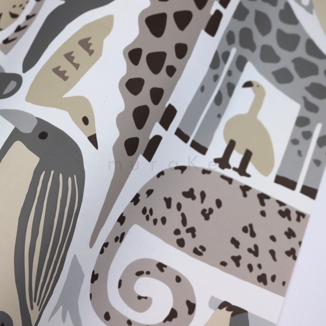 Papel Pintado Puzzle de la jungla - ZOVUTA 02 | MURAKE - 7030-32