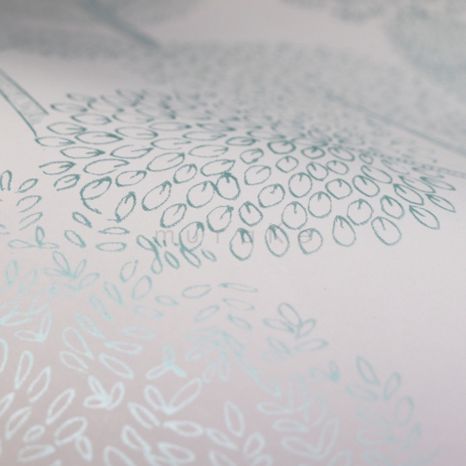 Papel Pintado Árboles escandi - NSONGA 03 | MURAKE - 7030-53