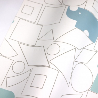 Papel Pintado Animales en bloques - MABUKU 03 | MURAKE - 7030-63