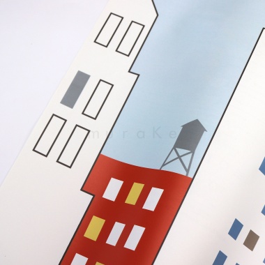 Cenefa Edificios modernos - NYUMBA 01 | MURAKE - 7030-71