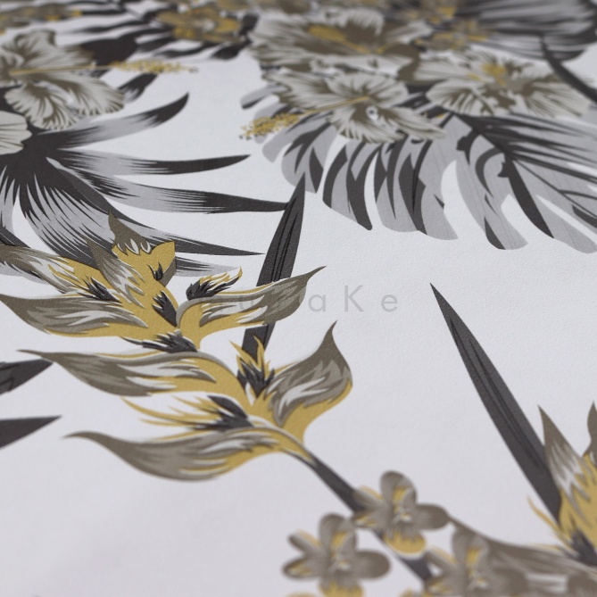 Papel Pintado Hojas y flores tropicales - ANORI 02 | MURAKE - 7020-26