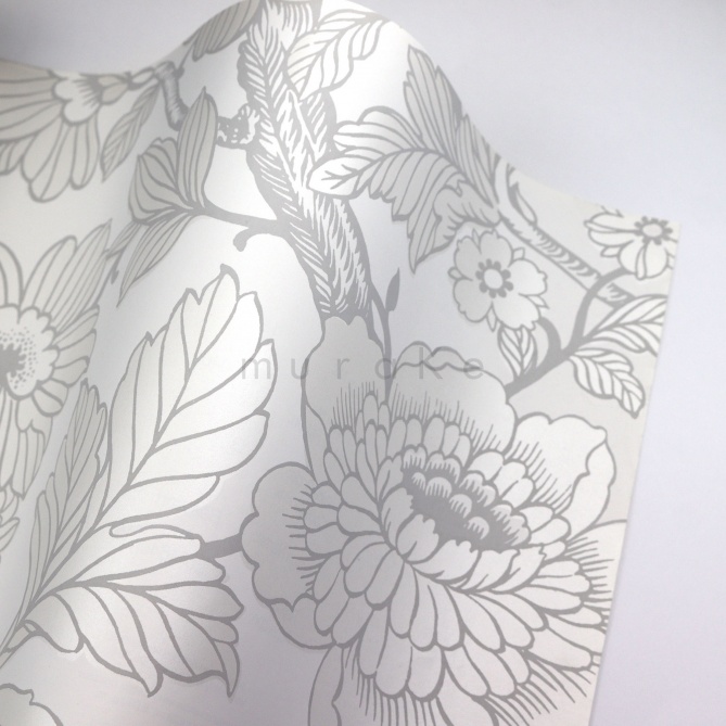 Papel Pintado Flores y pájaros - DESELLA 01 | MURAKE - 91111