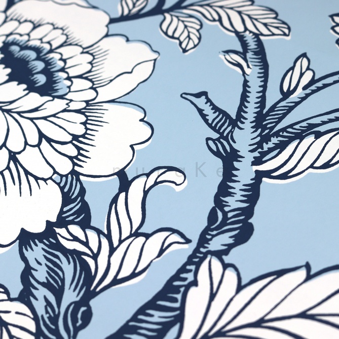 Papel Pintado Flores y pájaros - DESELLA 02 | MURAKE - 91112