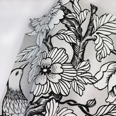 Papel Pintado Flores y pájaros - DESELLA 03 | MURAKE - 91113