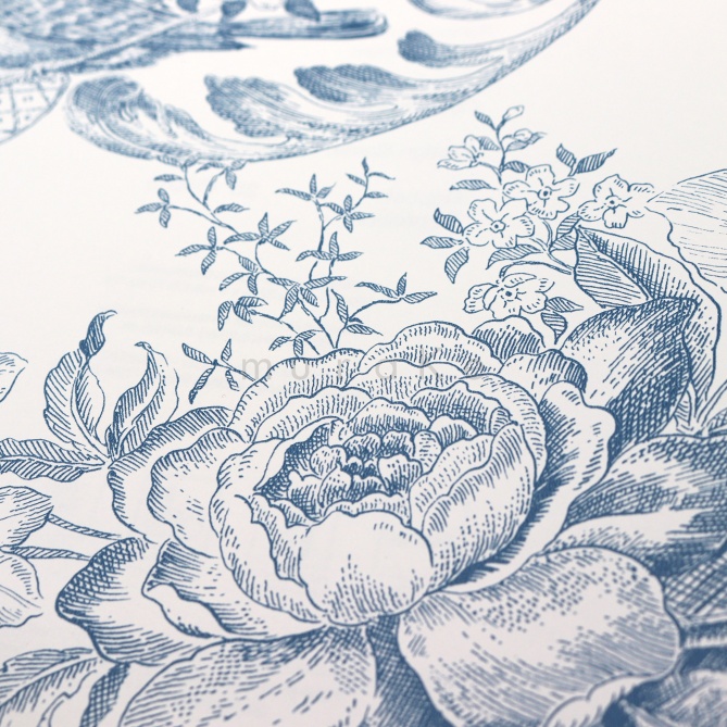 Papel Pintado Planta pájaro - CALIMERA 03 | MURAKE - 91173