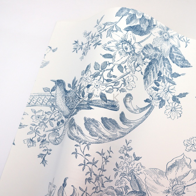 Papel Pintado Planta pájaro - CALIMERA 03 | MURAKE - 91173