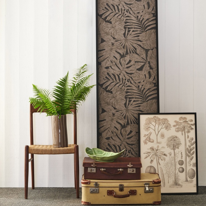 Papel Pintado Hojas de palma y monstera - BOACO 08 | MURAKE - 83658