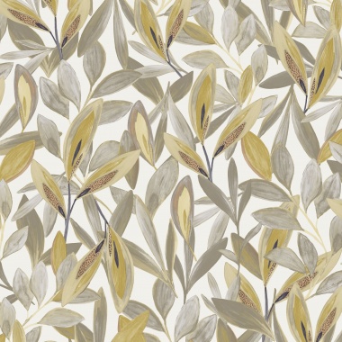 Papel Pintado Hojas tropicales en acuarela - JINOTEGA 01 | MURAKE - 83681
