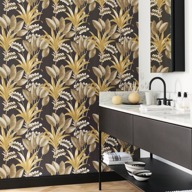 Papel Pintado Palmas y follajes étnicas - RIVAS 07 | MURAKE - 83697