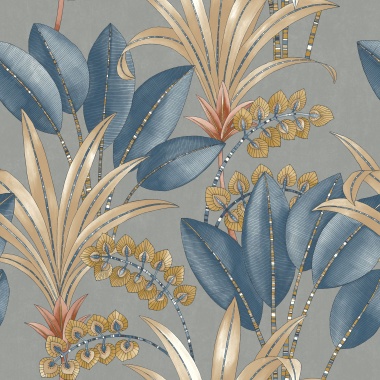 Papel Pintado Palmas y follajes étnicas - RIVAS 09 | MURAKE - 83699