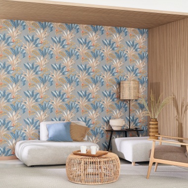Papel Pintado Palmas y follajes étnicas - RIVAS 09 | MURAKE - 83699