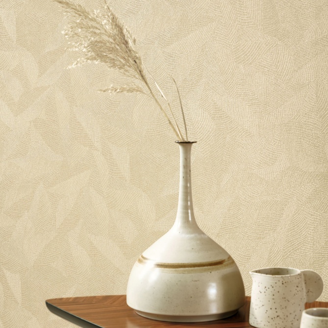 Papel Pintado Hojas acanaladas - MANAGUA 02 | MURAKE - 83662