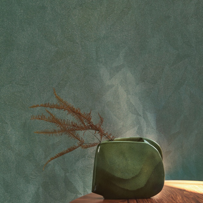 Papel Pintado Hojas acanaladas - MANAGUA 06 | MURAKE - 83666